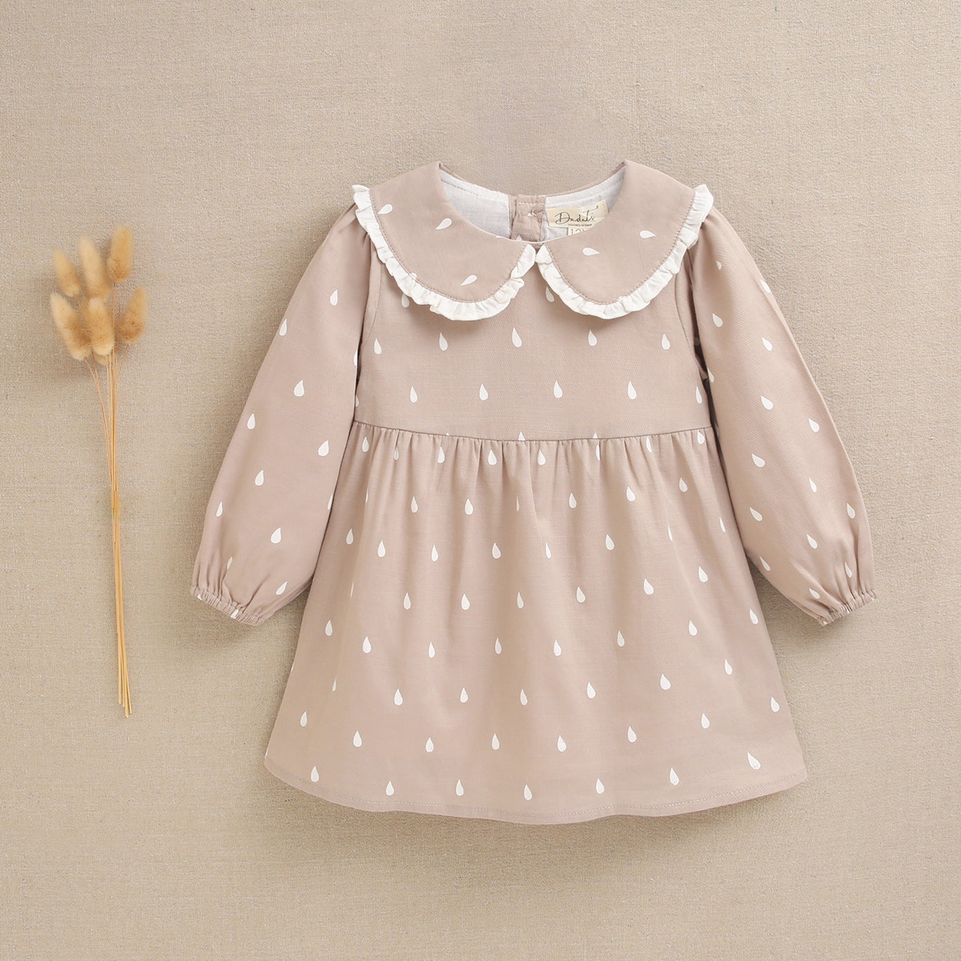 Vestido bebé niña moonlight beige