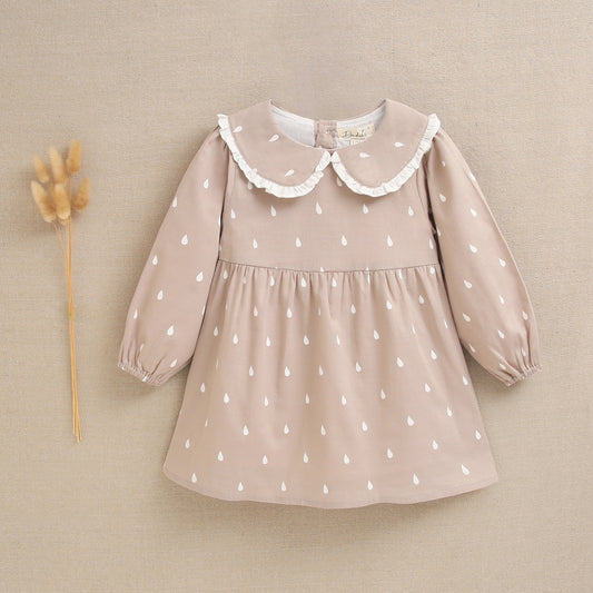 Vestido bebé niña moonlight beige