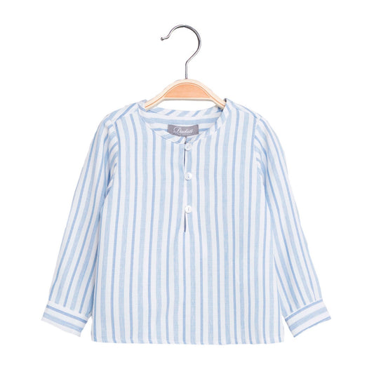 Camisa bebé niño rayas azules
