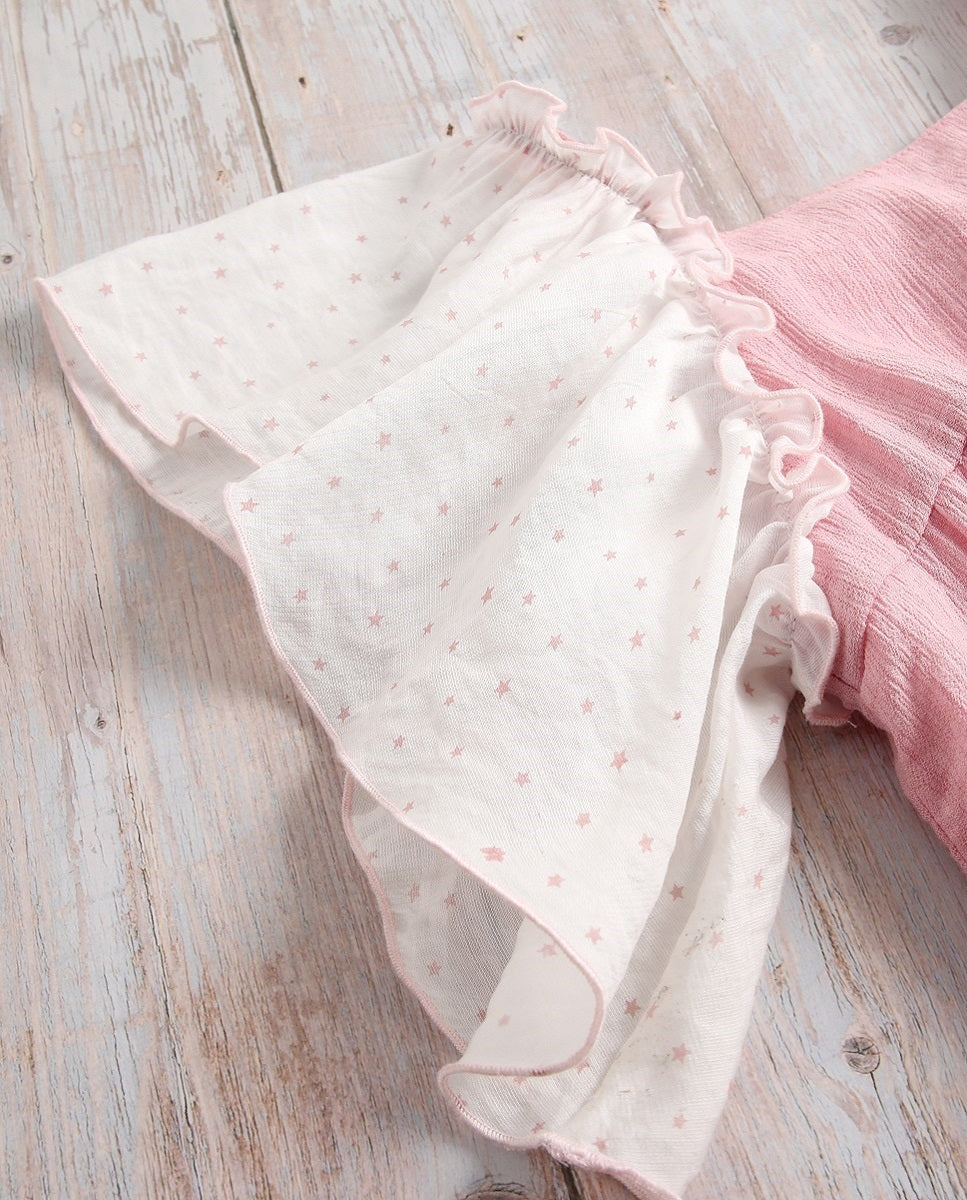 Vestido Jr rosa bámbula