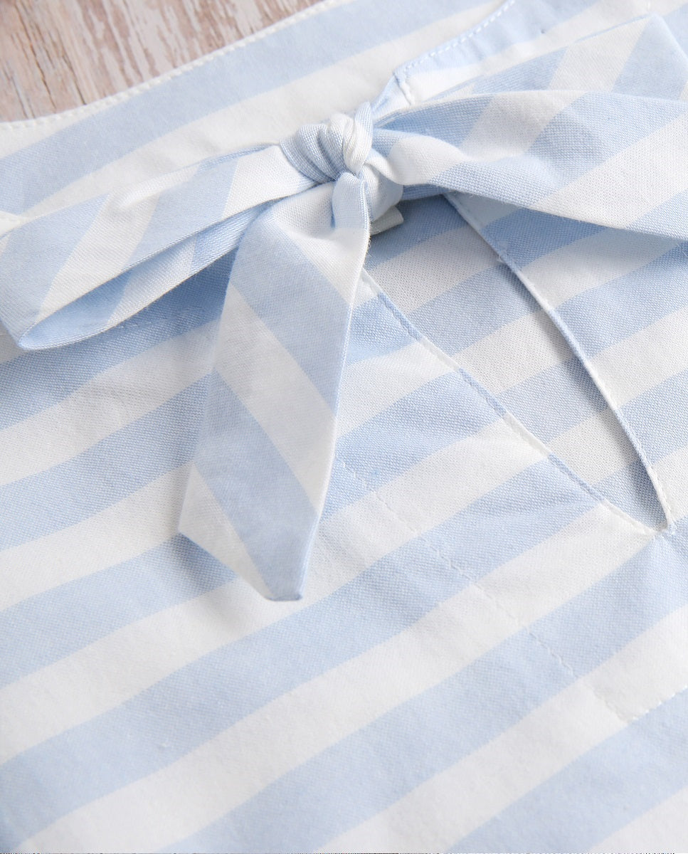 Blusa Jr rayas blancas y azules