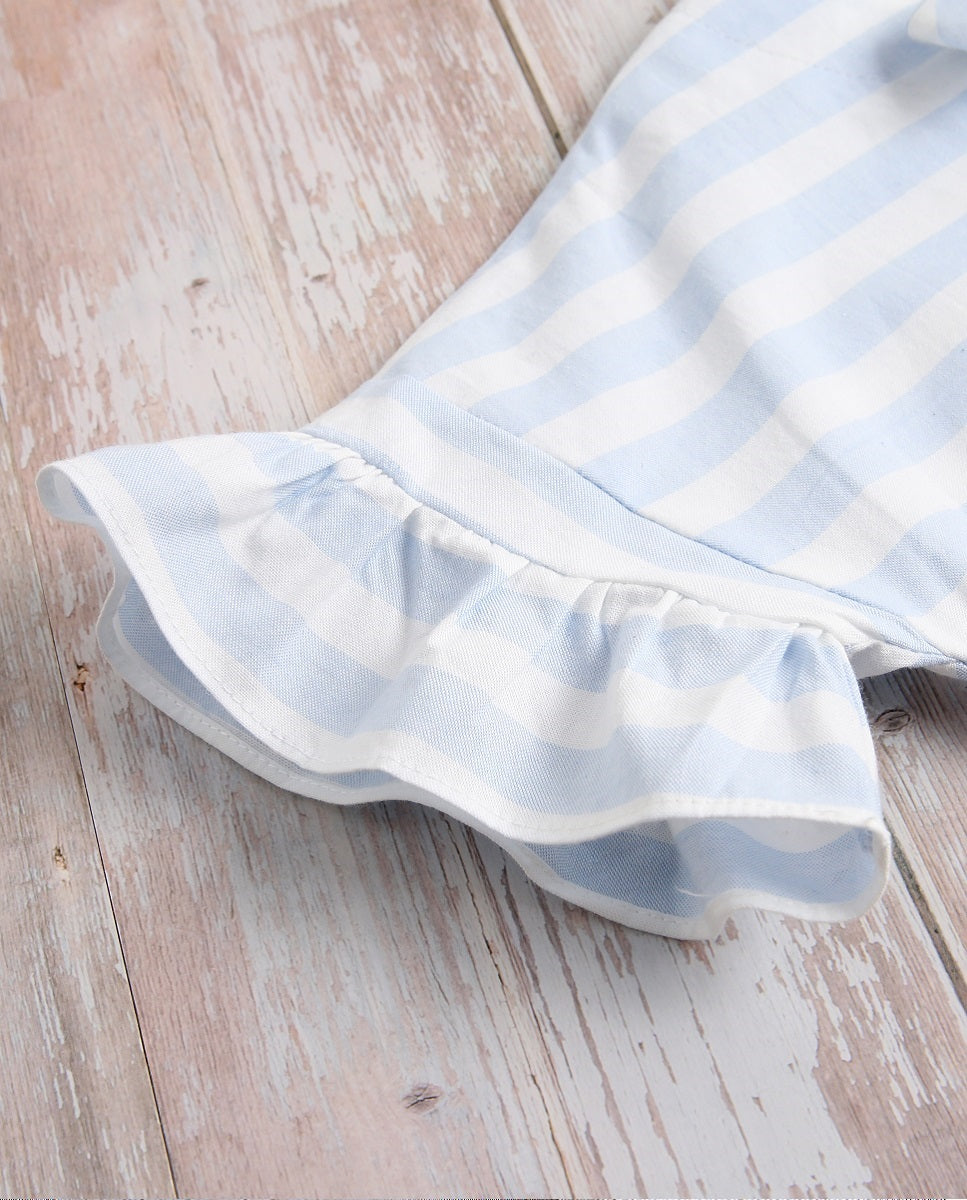 Blusa Jr rayas blancas y azules