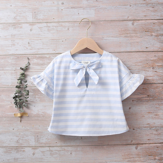 Blusa Jr rayas blancas y azules