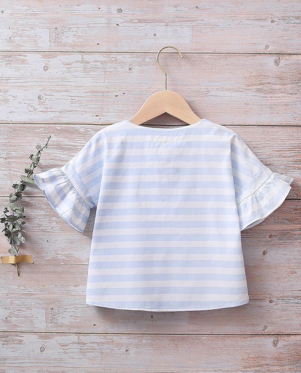 Blusa Jr rayas blancas y azules