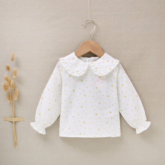 Conjunto bebe niña cuadros vichy y estrellas