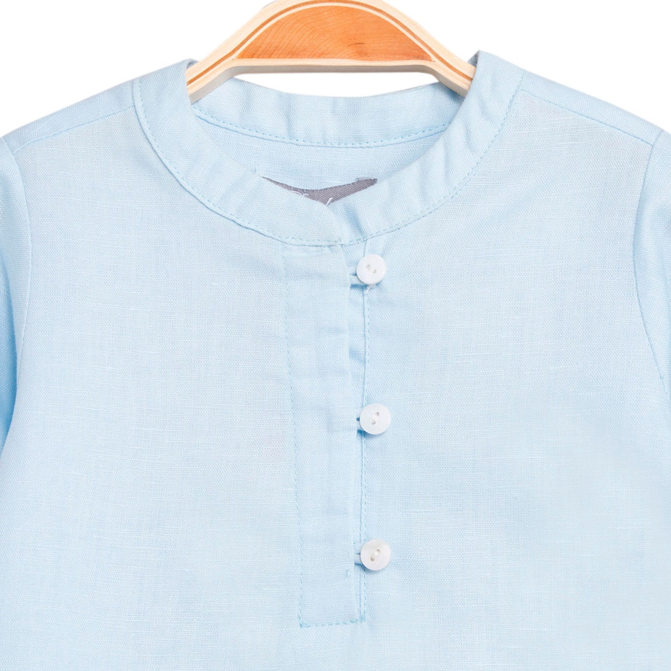 Camisa bebé niño azul agua