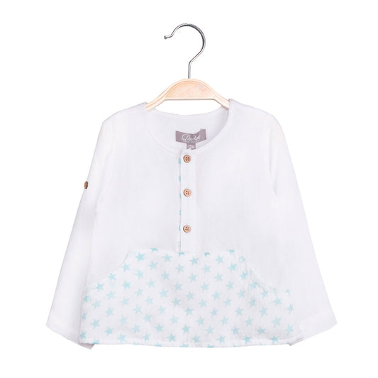 Camisa bebé niño estampado estrellas