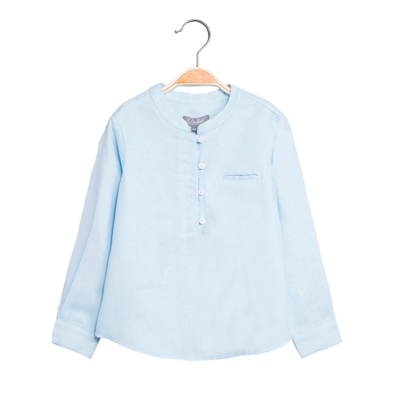 Camisa Jr niño azul agua