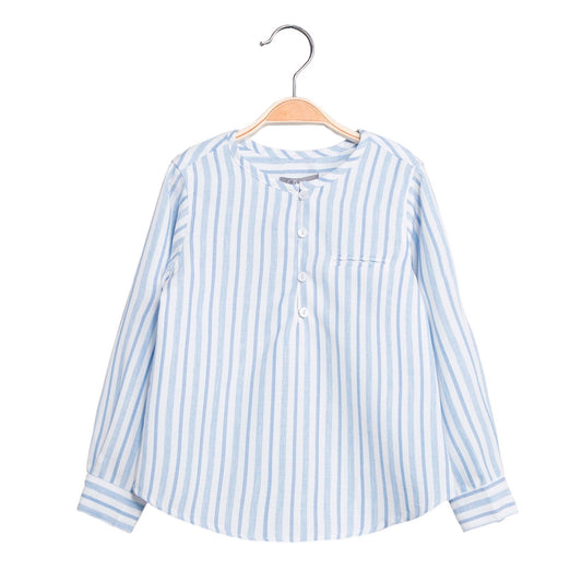 Camisa Jr niño rayas azules