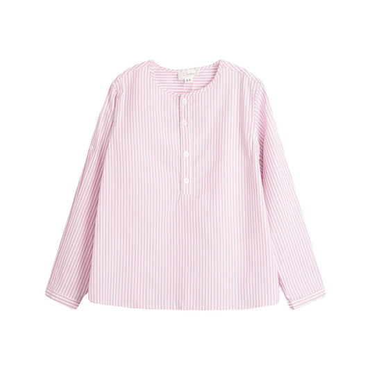 Camisa Jr niño rayas rosa