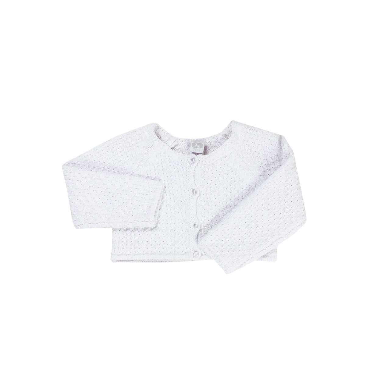Chaqueta corta bebé blanca