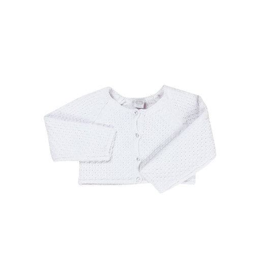 Chaqueta corta bebé blanca