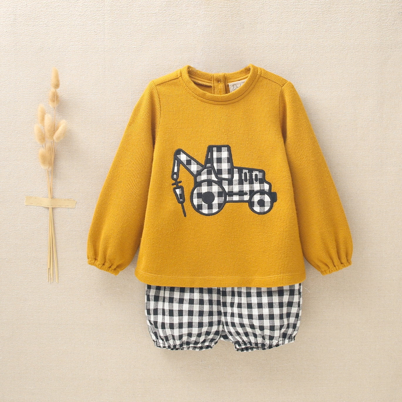 Conjunto bebé niño tractor