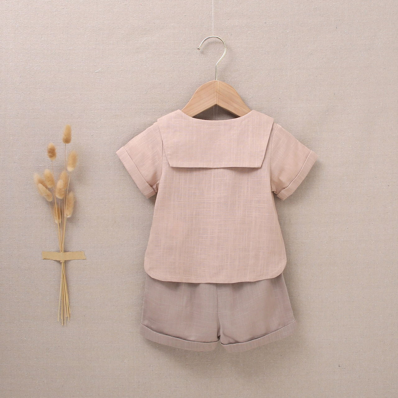 Conjunto bebé niño lino