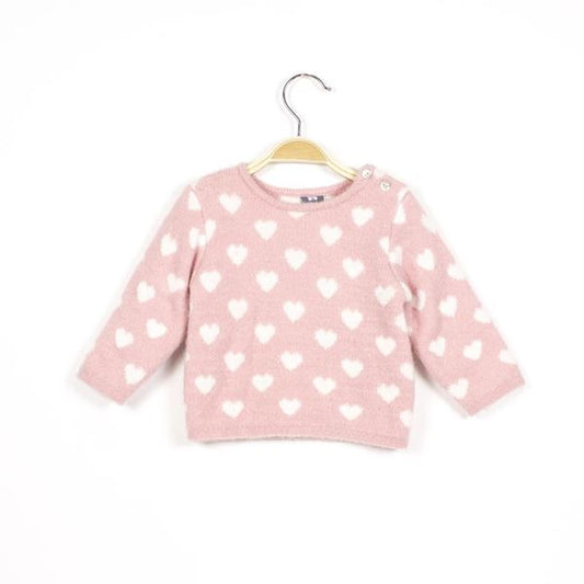Jersey bebé niña corazones