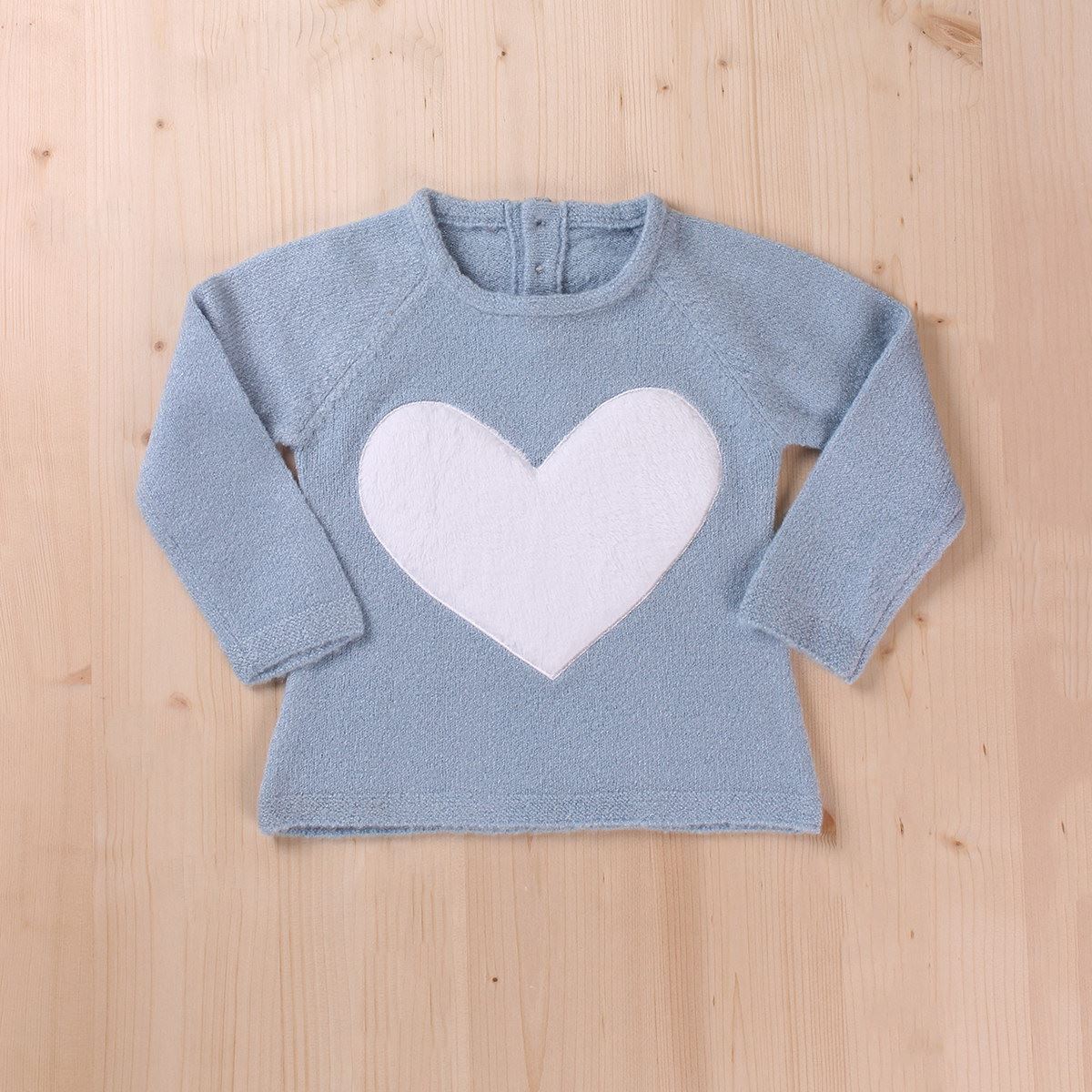 Jersey bebé niña corazón