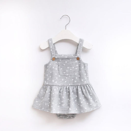 Ranita bebé niña gris