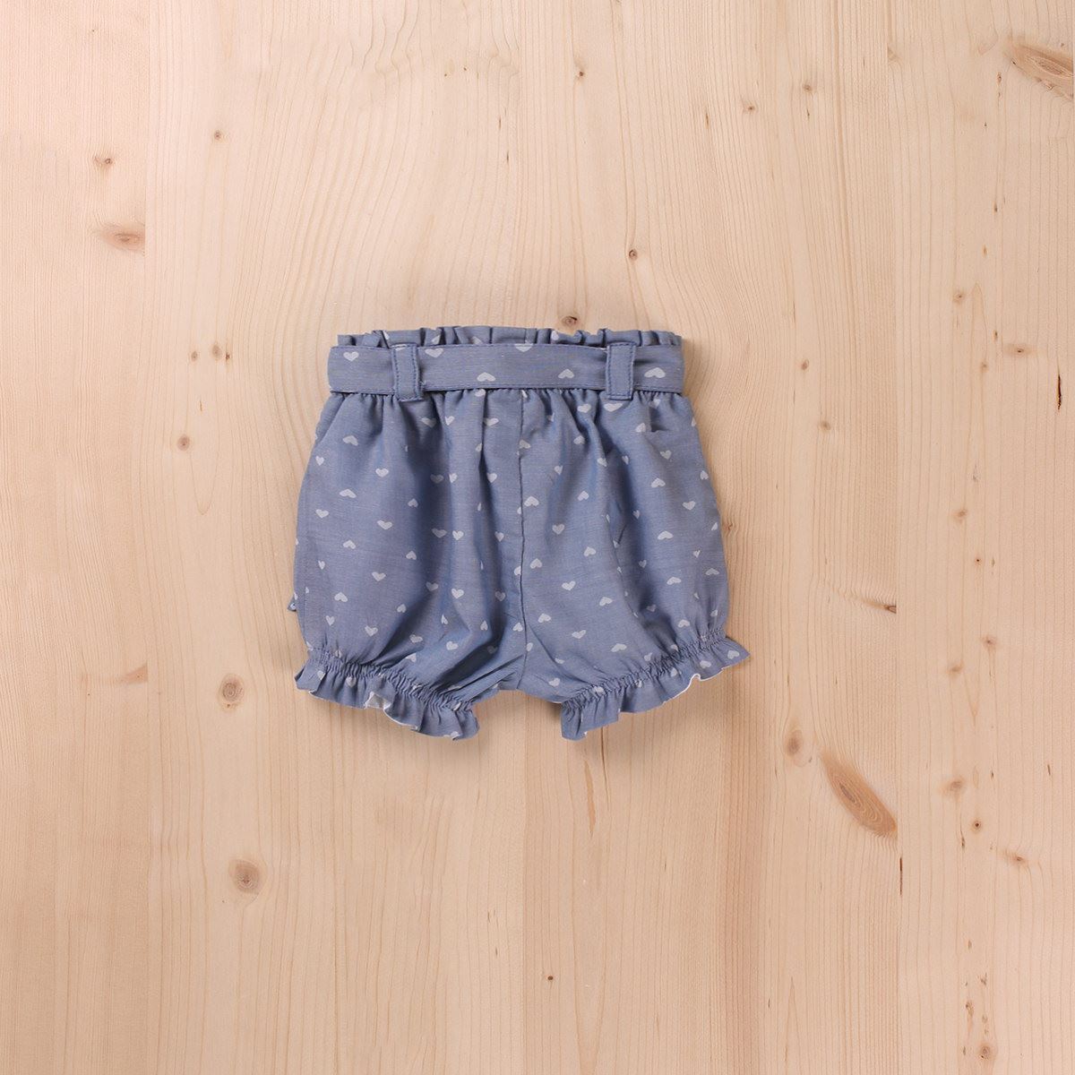 Short bebé niña corazones
