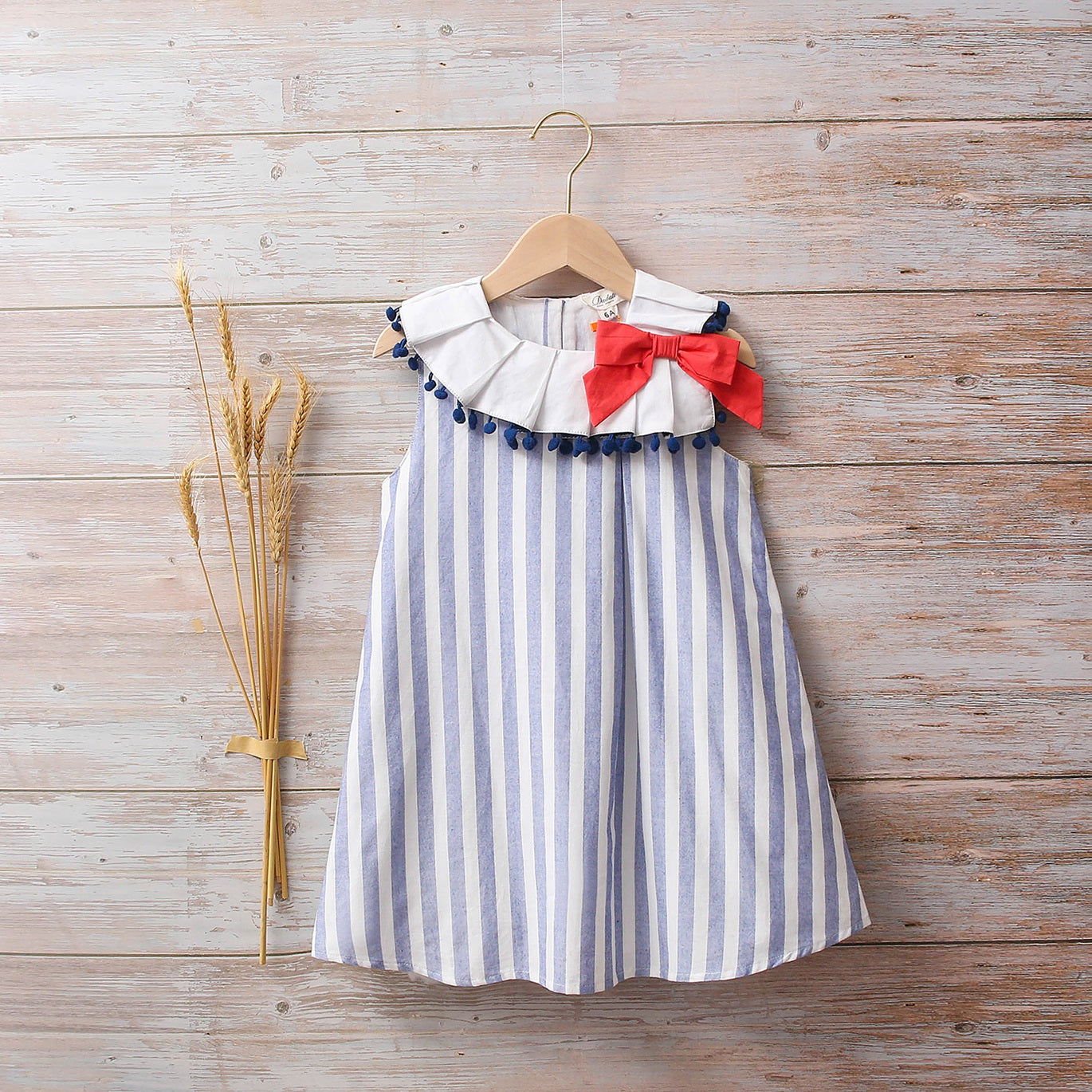 Vestido Jr rayas marineras azules