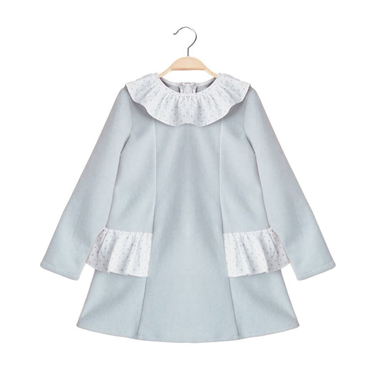 Vestido niña Jr verde estrellas