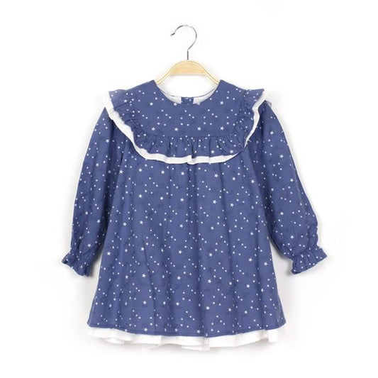 Vestido bebé niña estrellas