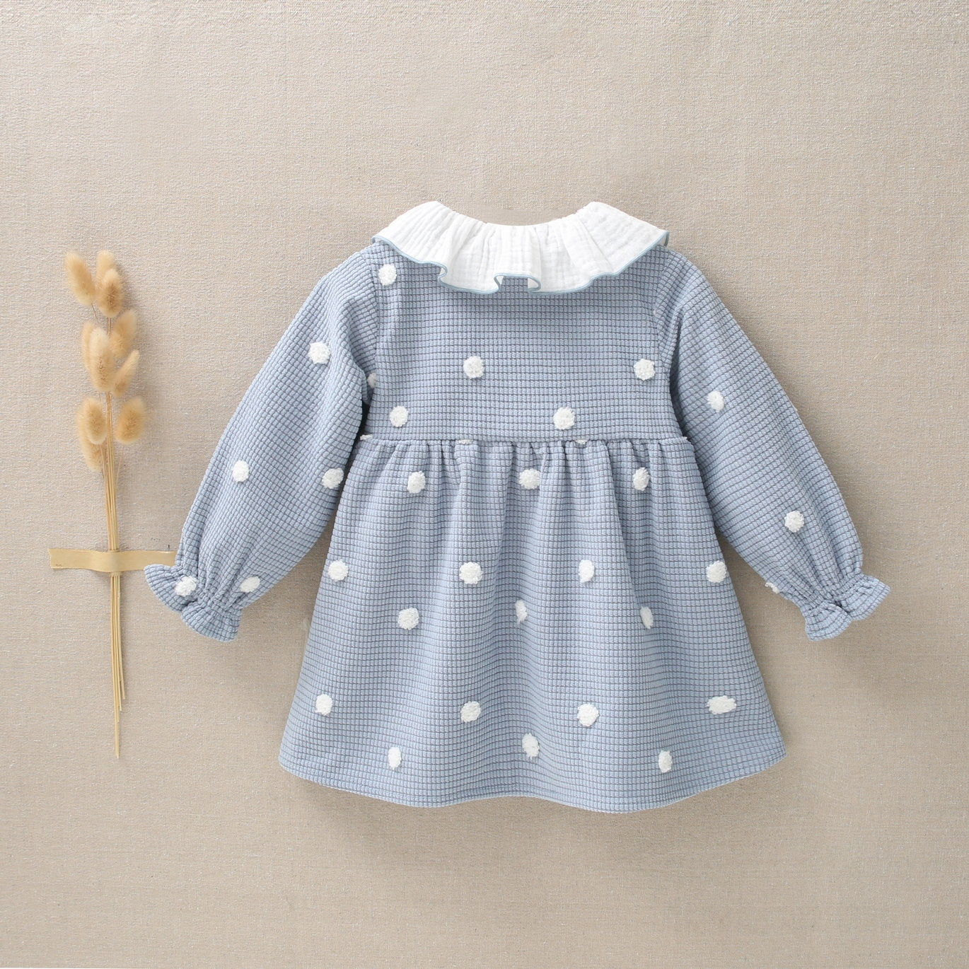 Vestido bebé niña pitufo