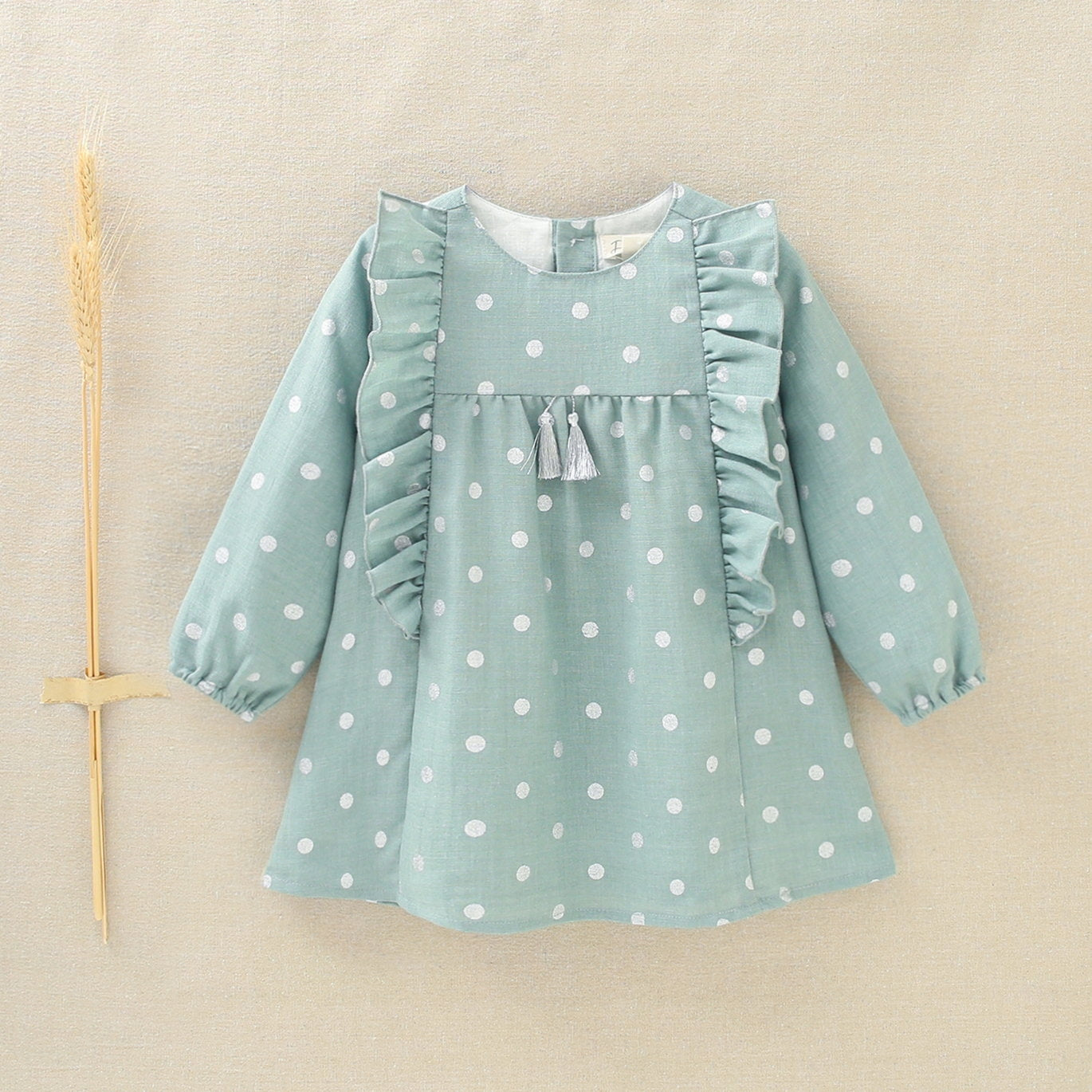 Vestido bebé niña pino
