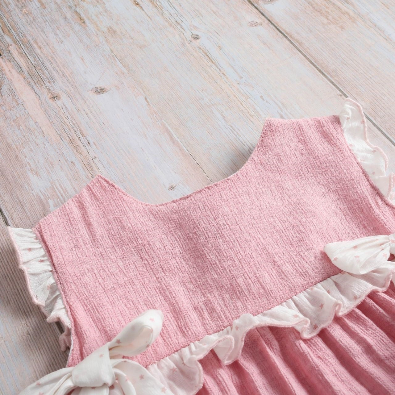 Conjunto bebé niña rosa bámbula