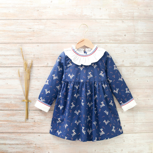 Vestido niña Jr perritos