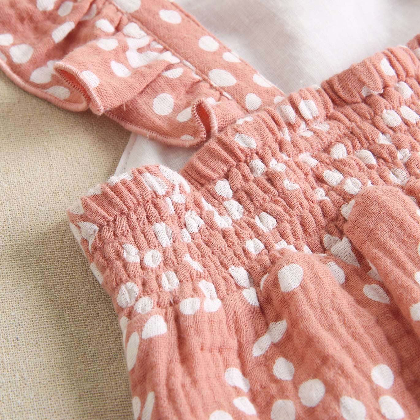 Vestido Jr niña estampado rosa bámbula